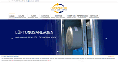 Desktop Screenshot of hohenester-online.com