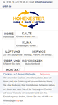 Mobile Screenshot of hohenester-online.com